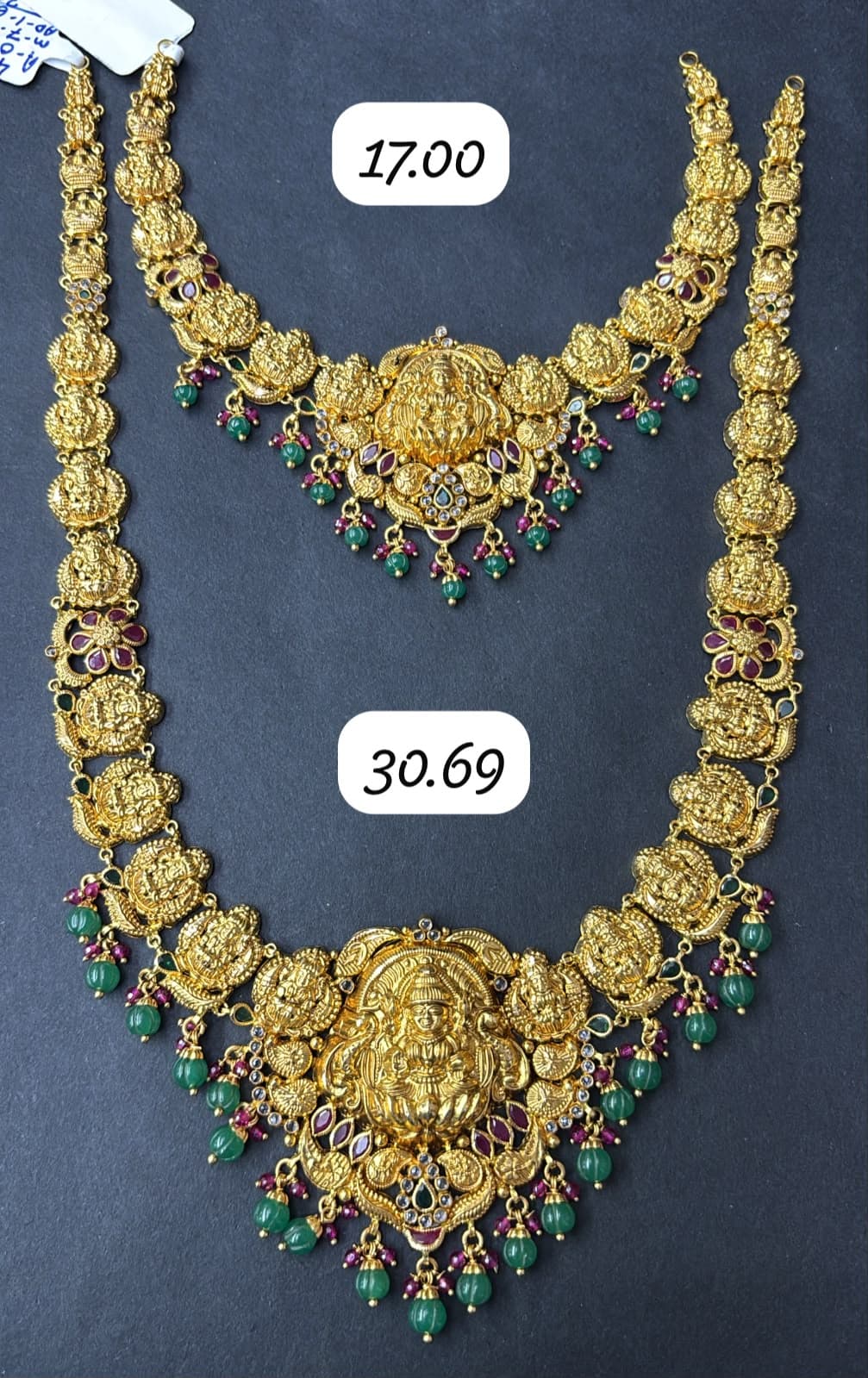Goddess Lakshmi Temple Necklace