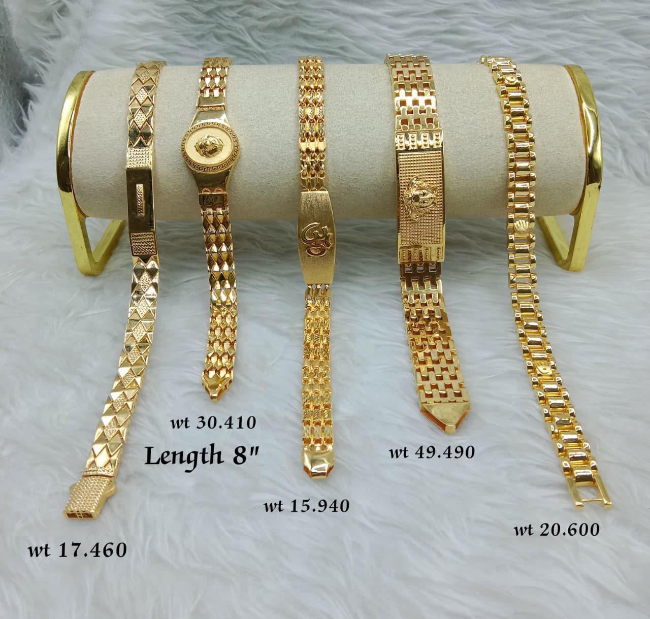 Men's Classic Gold Link Bracelet