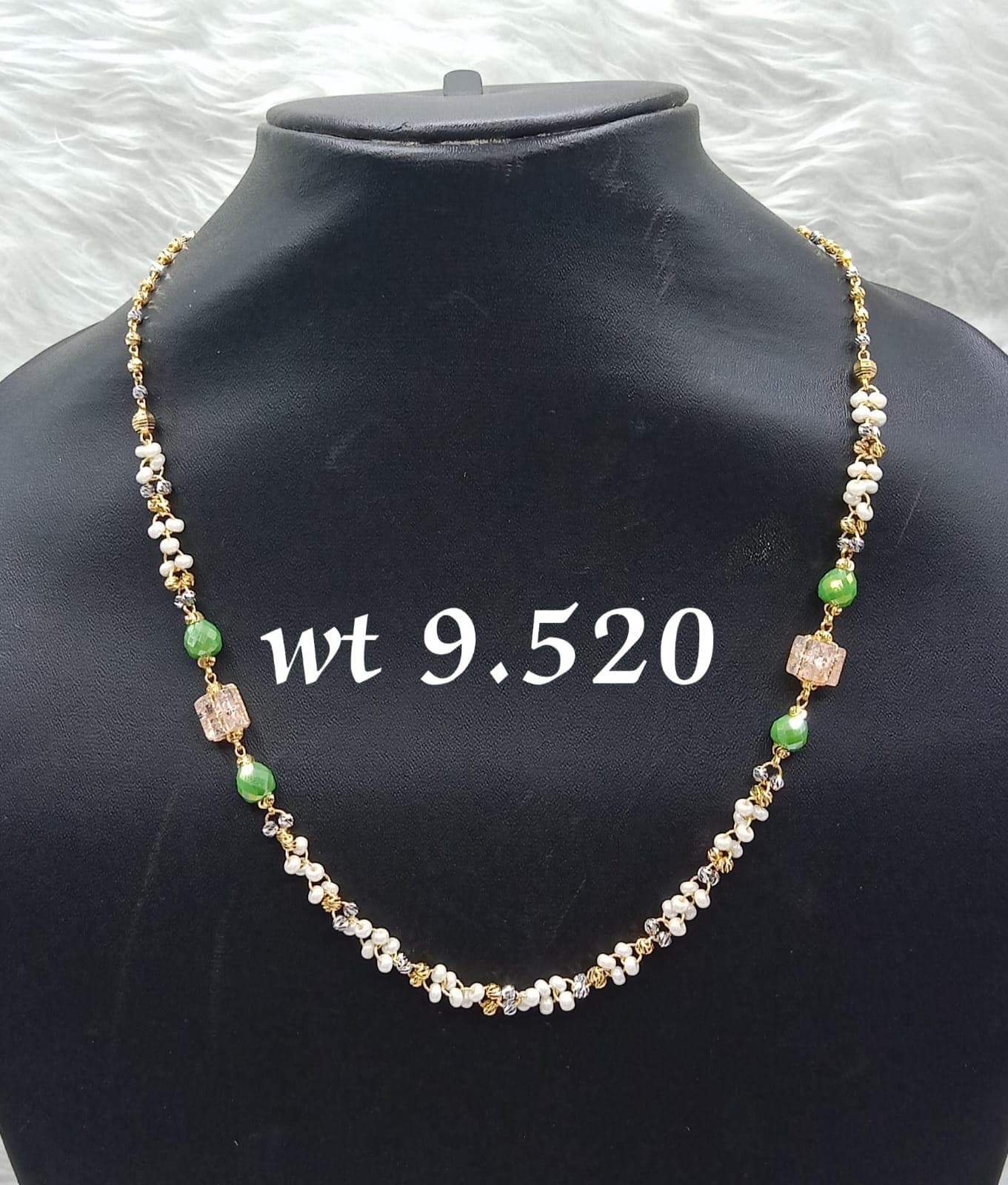 Elegant Beaded Pearl Maalaa Chain
