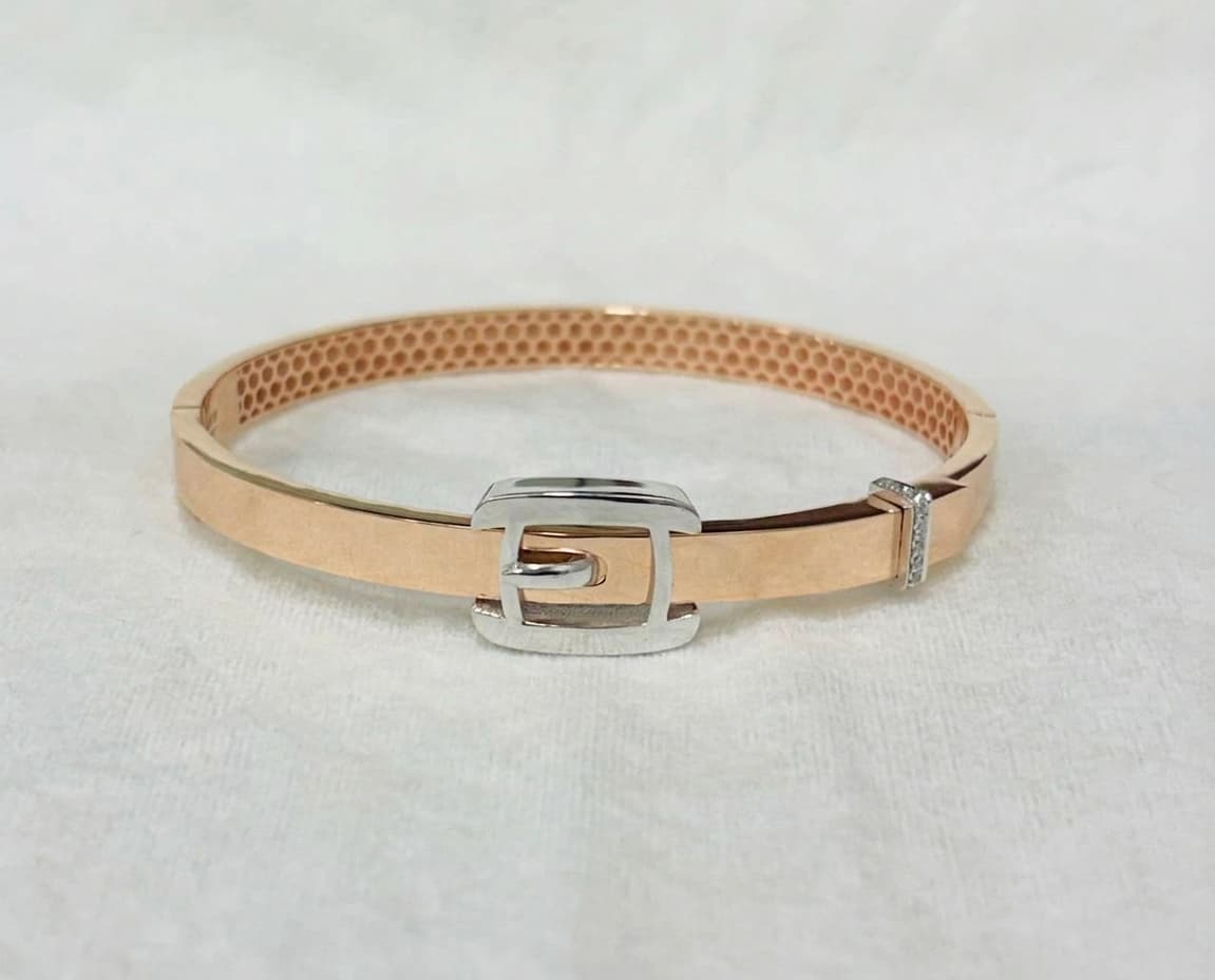 Rose Gold Belt Buckle Kada